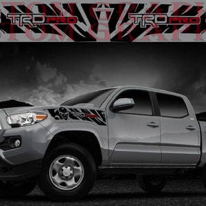 Premium Quality Vinyl Sticker Compatible with Tacoma All Models Skull Design Car styling decals BFF