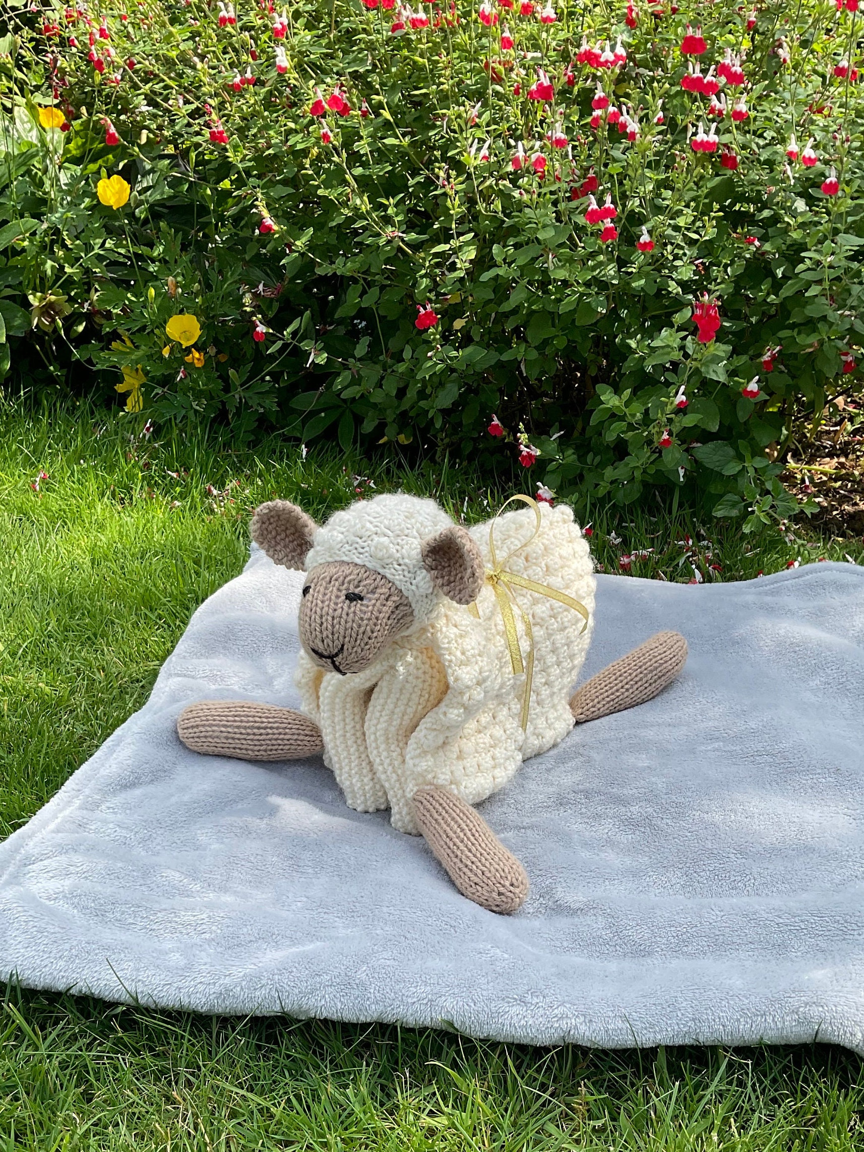 Knit Sheep Blanket UK