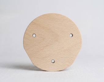 Holz-Reparaturplatte für Fritz Hansen Series 7 | Jacobsen | CNC-gefräst | Ersatzteil bei gelöster Sitzschale | 3107 3207 Lily Grand Prix