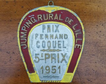 Vintage French Agricultural Plaque 1951