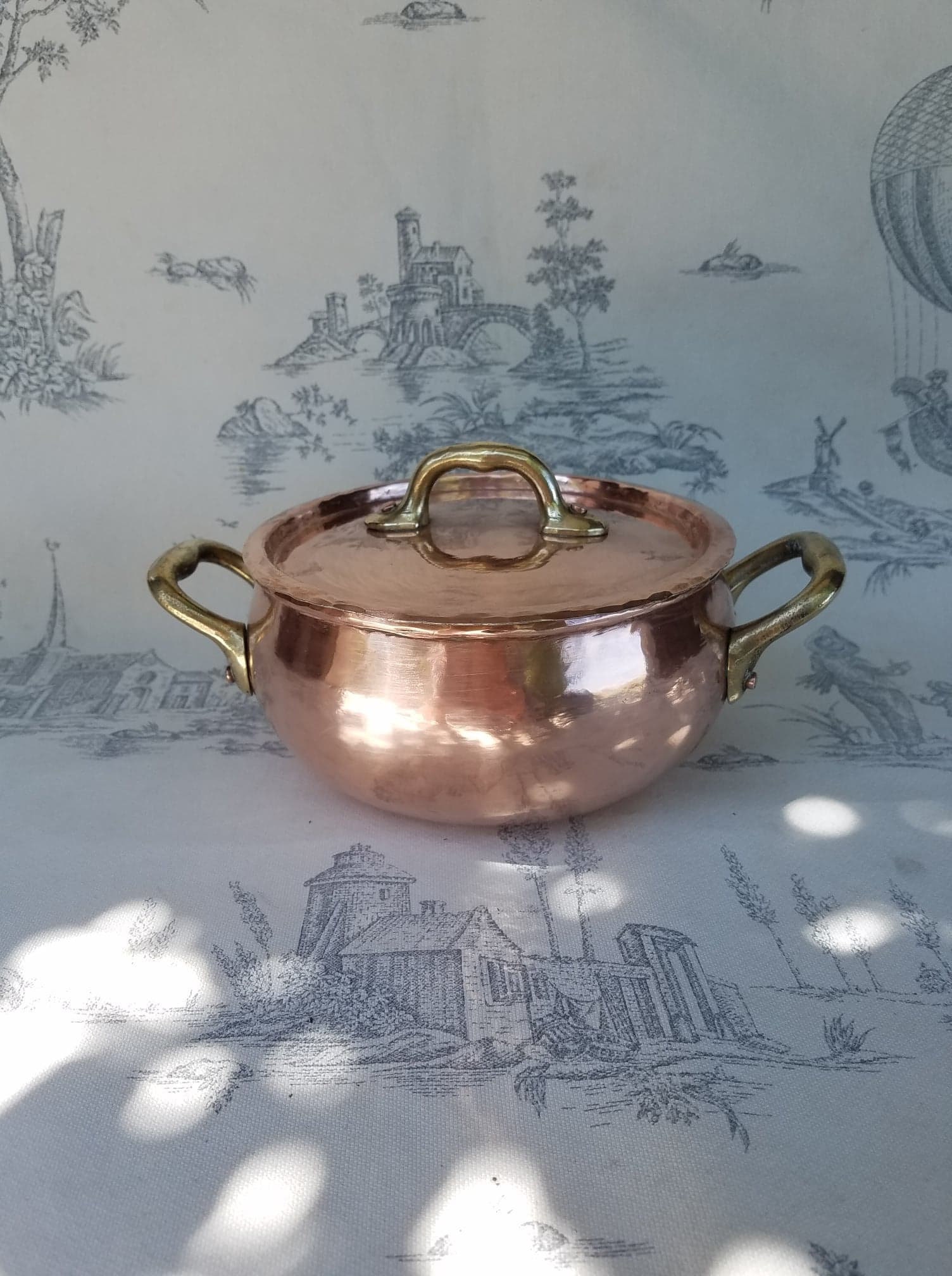 Large Copper Stock Pot - French Metro Antiques