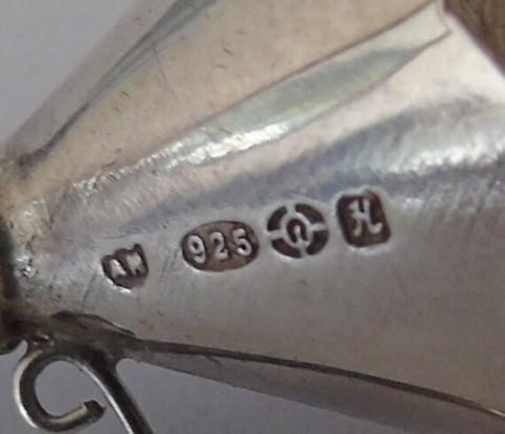 Vintage Solid Silver Perfume Funnel, Hallmarked E… - image 2