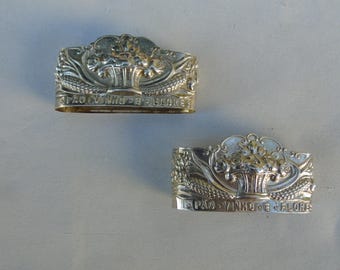 アンティーク/ヴィンテージ ナプキングリング スターリングシルバー