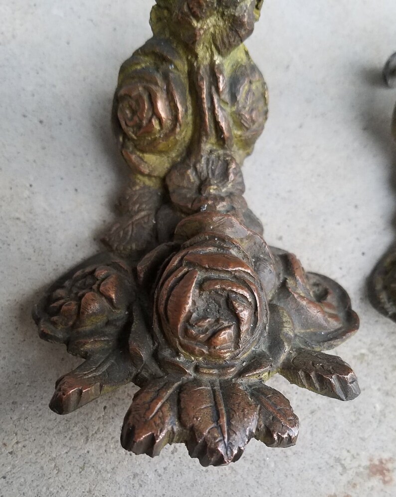 Antique Large French Mantel Clock Side Finials,replacement Parts