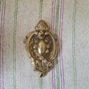 1 Bronze Extra Große Antike Französische Ormolu Bild Haken Abdeckung,Cache Clou,Haus Dekor,Bild Dekoration,Wand dekor,Verzierungen,Chateau