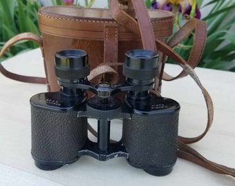 Antique H.Morin Paris 6x25 & Original Leather Case, French Binoculars-Leather Case,Birdwatchers Gift,Walkers-Hikers Gift Idea,Outdoor Gift