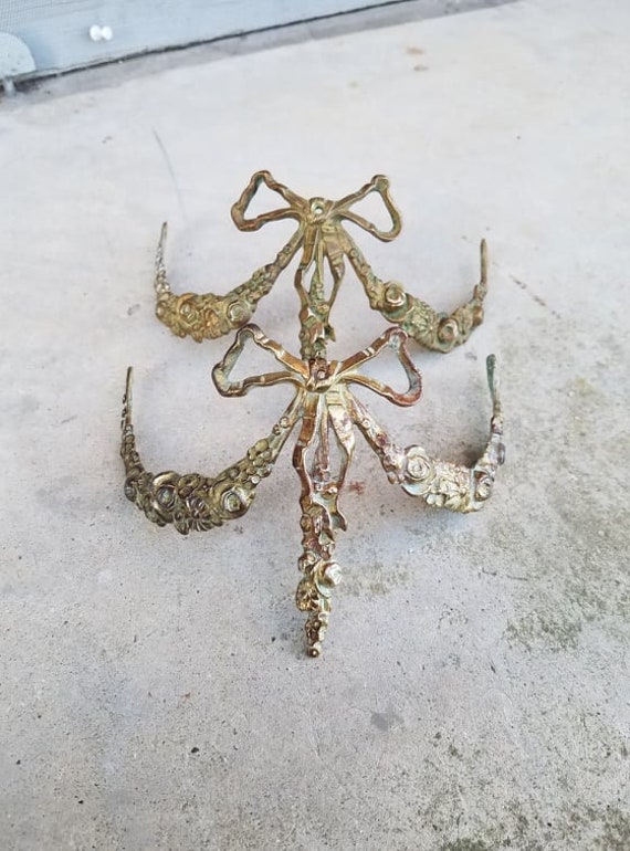 1 Français Embellissement Swag, Français Home Decor, Français Fronton, Français Floral Swag