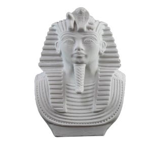 Ra Bust Sculpture - Handmade Egyptian Mythology Statue, Decorative God of the Sun Figurine, Ancient Egyptian Inspired Artwork, Unique Decor