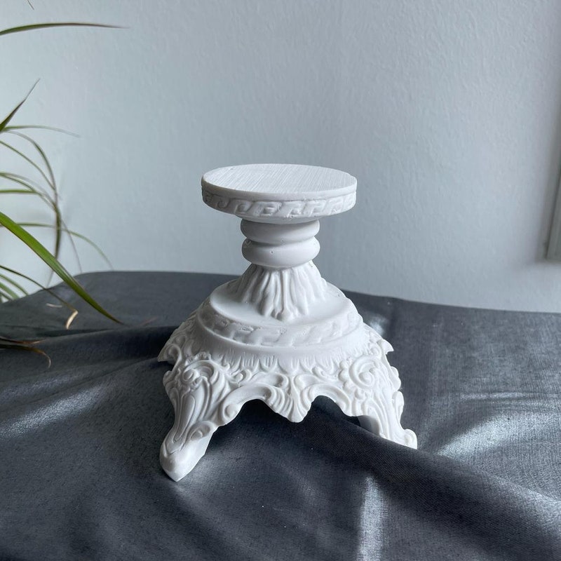 Scultura In Bronzo Colonna Piedistallo Stile Liberty &ndash; Decorazione Da Giardino Con Fiori, Verde