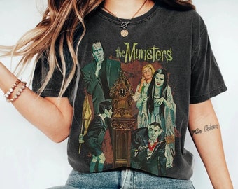 The Munster Tshirt, Halloween Shirt, Frankenstein Tee, The Munster Tv Series, Horror Movie Shirts, Halloween Party, Hoodie 1309050519