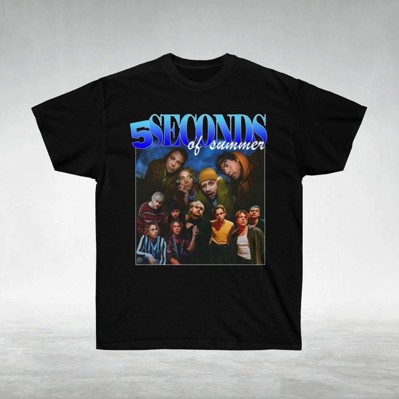 5 Seconds Of Summer T Shirt 5SOS Tour XL