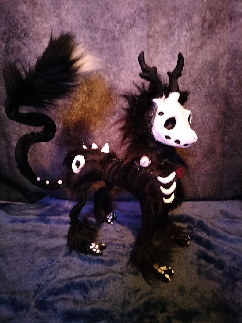Wendigo Skeleton Art Doll - Etsy