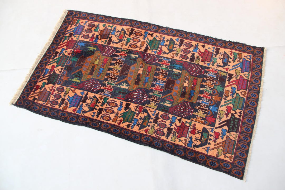 Unique 4x6 Helicopter Design Rug,afghan Rugs, High Quality Handmade ...