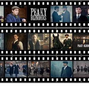Peaky Blinders Edible Birthday Cake Topper Film Strip | Cake Ribbon