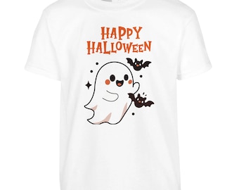 Fröhliches Halloween-Geister-Kinder-T-Shirt