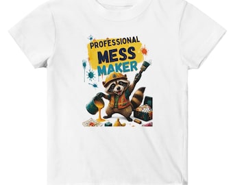 Professionelles Chaos-Macher-Baby-Rundhals-T-Shirt