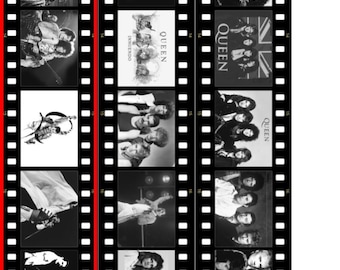 Queen Essbarer Geburtstag Cake Topper Filmstreifen | Kuchenband