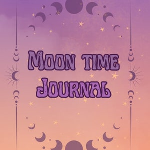 Moon Time Journal - Period Tracker journal - Body and Mind wellness