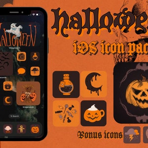 Halloween iOS Icon Pack | 489 App Icons | 160 Original Icons in 2 Styles +169 Bonus