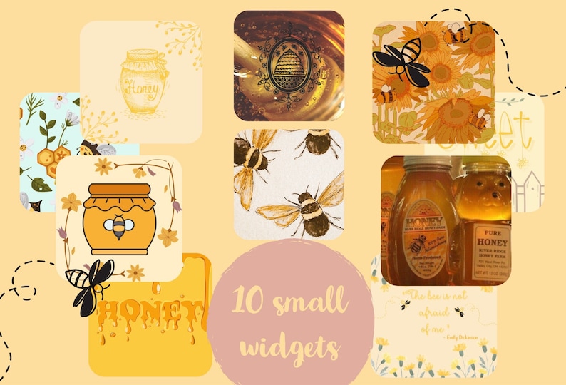 Honey Bee Ios Icon Pack | 408 App Icons | 204 Original Icons in 2 ...