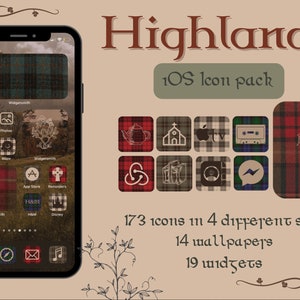 Highlander iOS Icon Pack | 692 App Icons | 173 Original Icons in 4 Styles