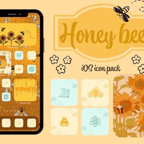 Digital Yellow Icons and Wallpapers 1000 iOS Icon Pack Lemon Set