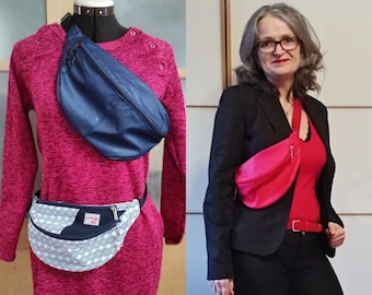 Sewing instructions for the "Pendula" belt bag with lining and additional compartment, hip bag, PDF German
