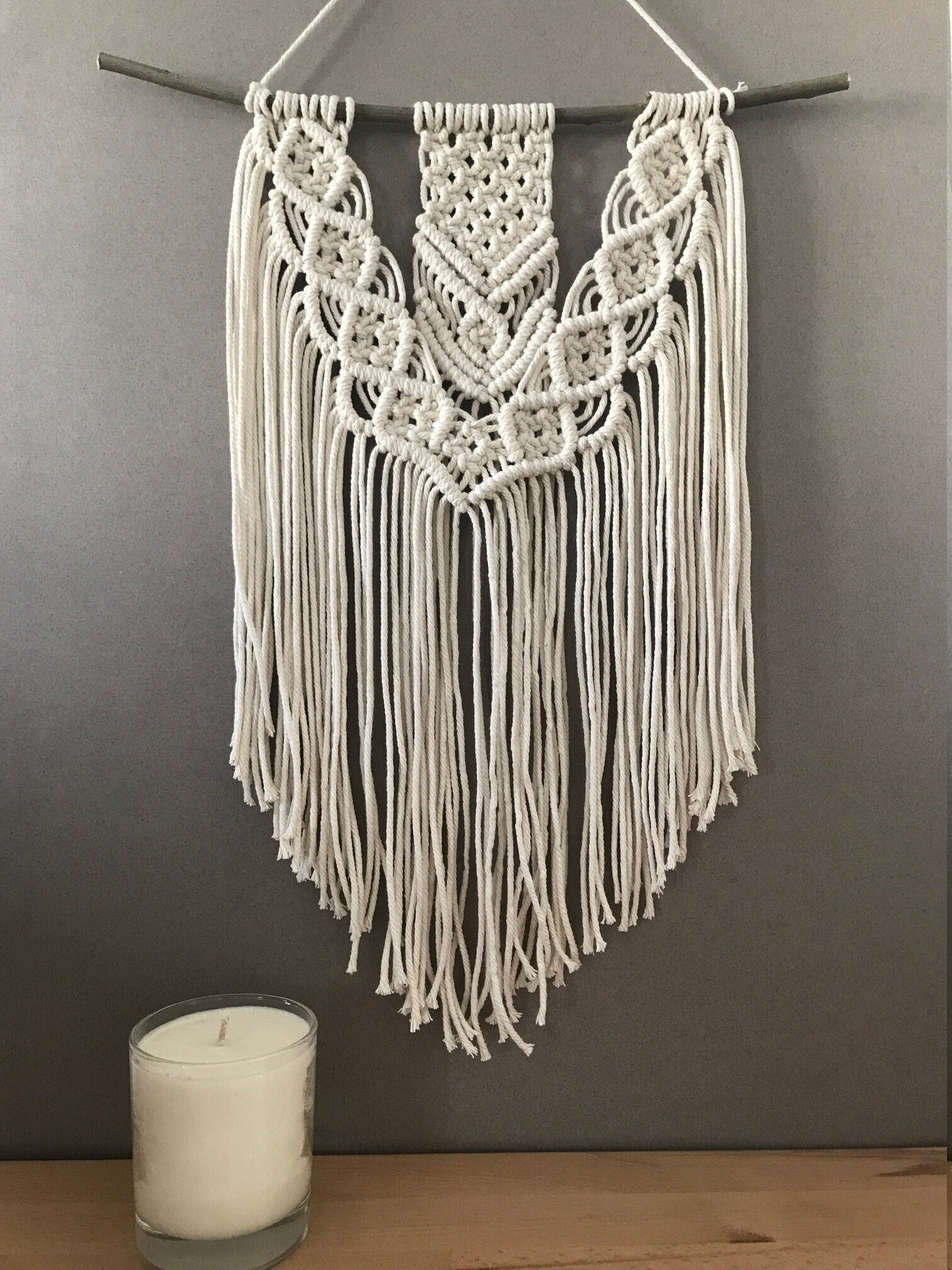 Décoration Murale en Macramé