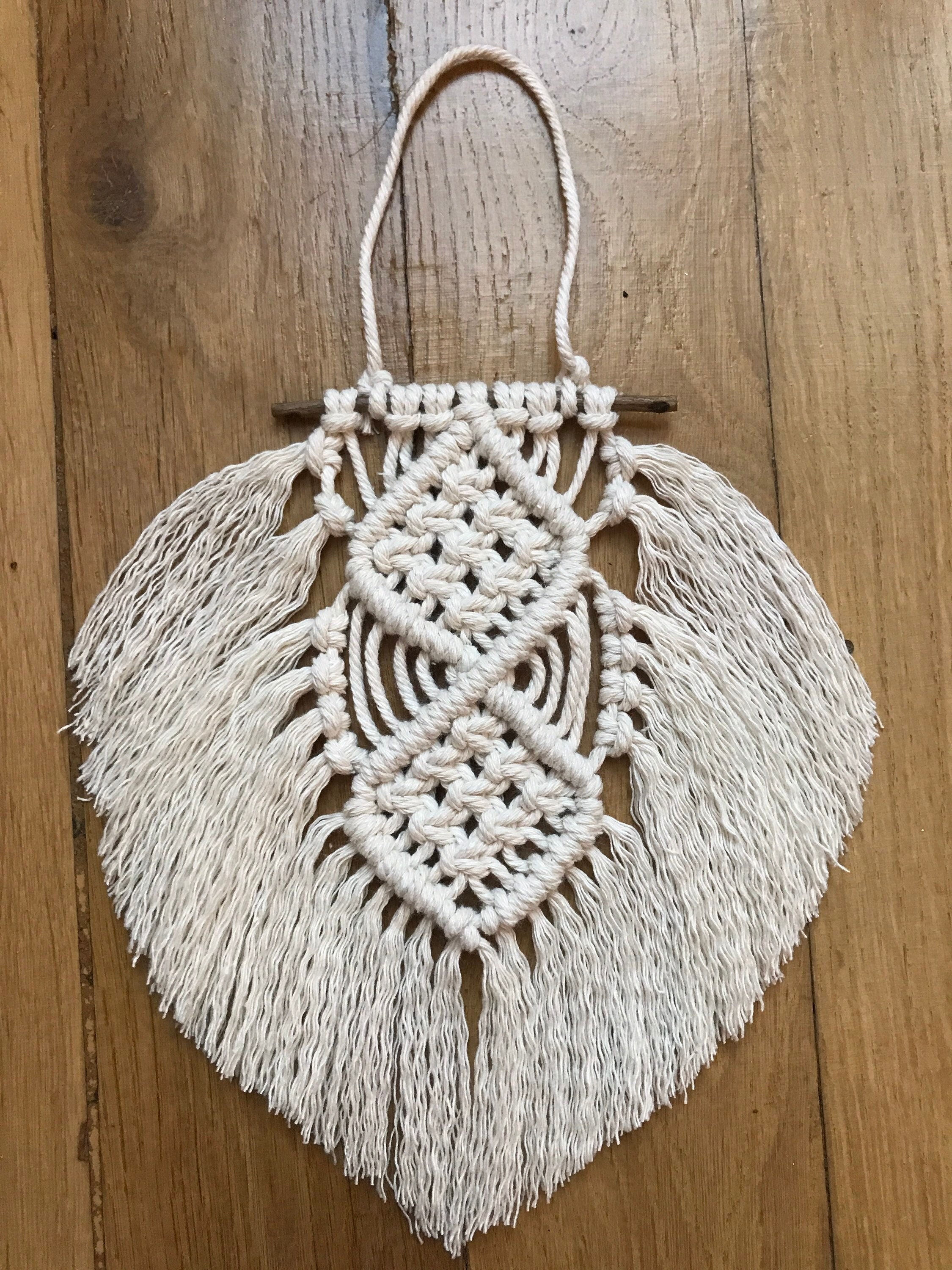 Décoration Murale en Macramé