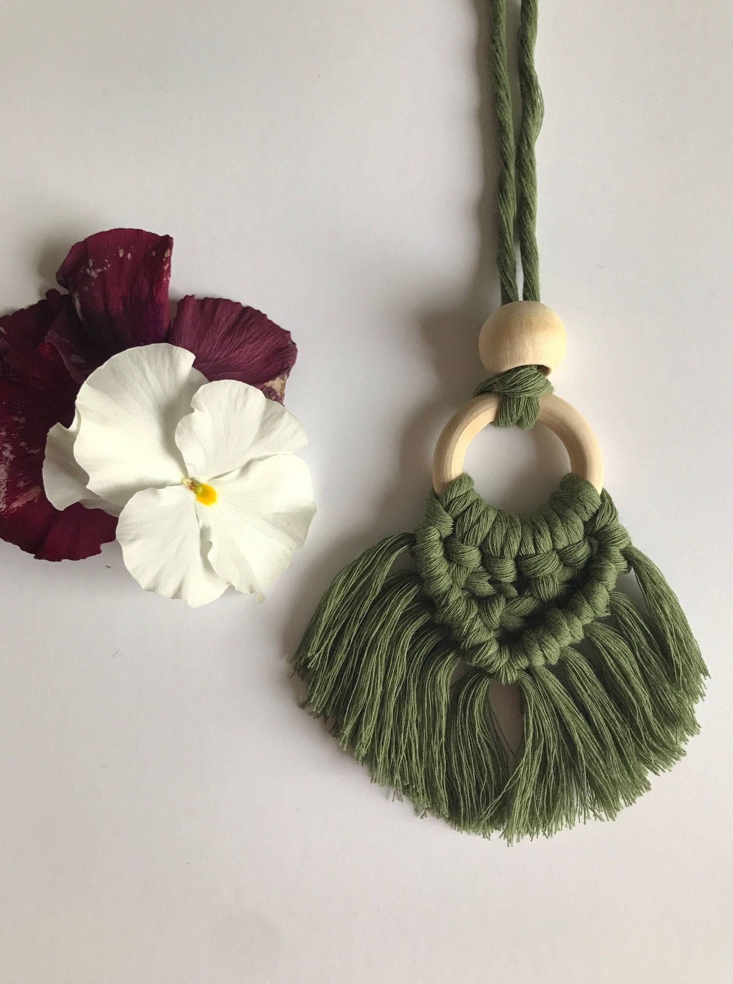 Mini-Suspension en Macramé