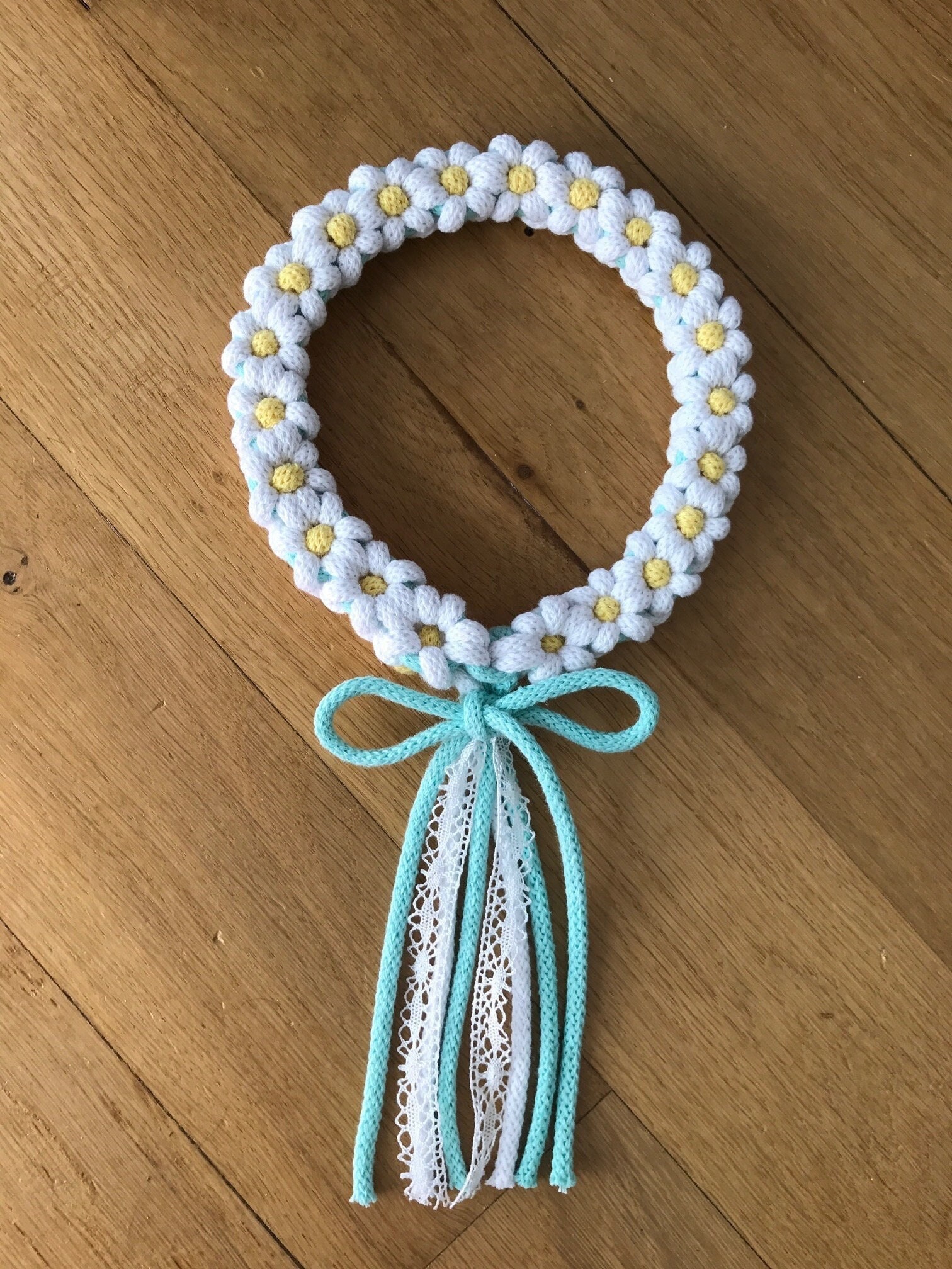 Couronne de Printemps, Décoration Marguerites