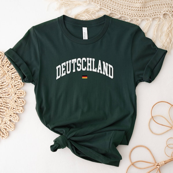 T-shirt Deutschland Bird Germany – Design Personnalisé, Coton, Unisexe – Neuf Avec étiquettes