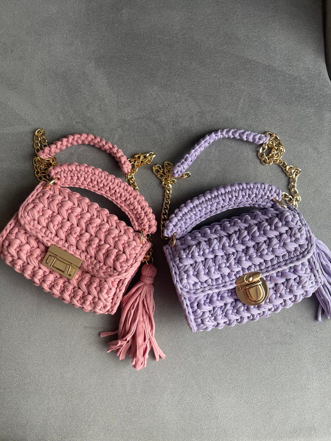 Light Beige Shoulder Bag, Small Crochet Bag for Women, Handmade Cream Purse, Capri Summer Bag, Classic Box Bag, Prom Bag for Girls, Mini Bag