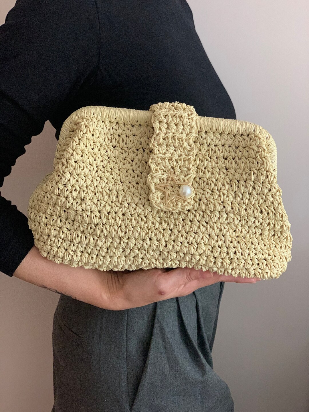 Straw Bag For Women, Women Straw Purse Bag, Raffia
