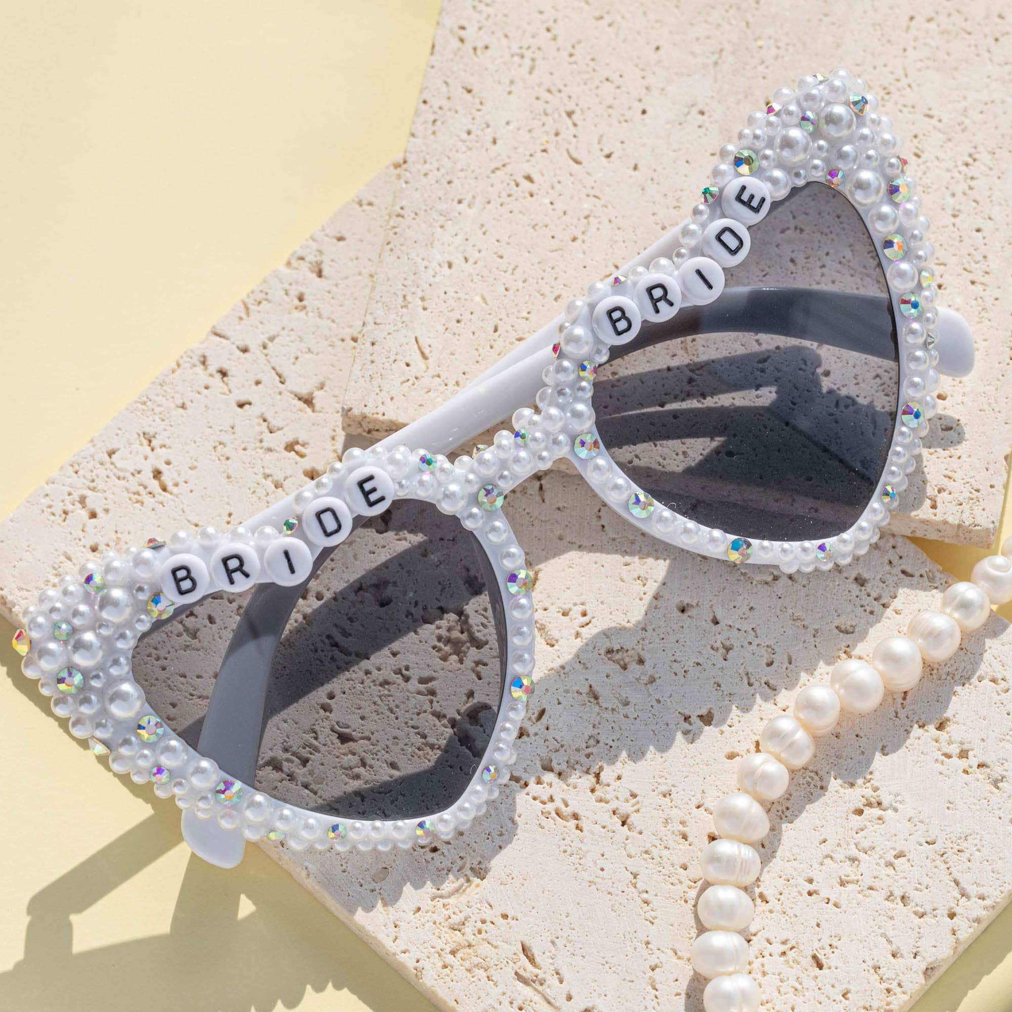 Heart Novelty Sunglasses Wedding Personalised Heart Shaped