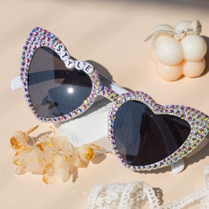 Customized sunglasses, birthday party glasses, song glasses, lyrics glasses, sister glasses, concert glasses, bachelorette party glasses