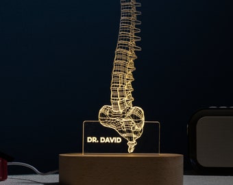 Personalized Chiropractic Gifts, Unique Gifts for Orthopedic Surgeon Doctor, Chiropractor Gift, Spine Doctor Gift