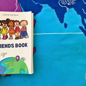 Freundebuch - Umzugsbuch für Kinder - Abschiedsgeschenk/Gästebuch für Kinder - Erinnerungsbuch - Poesiealbum - Jahrbuch