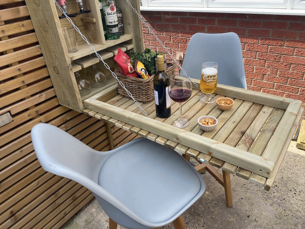 Garden Bar wall Mounted Etsy UK