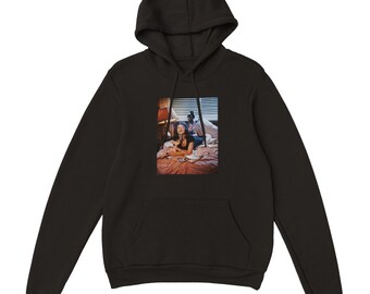 Pulp Fiction Movie Scene Front and Back Written Printed Hoodie