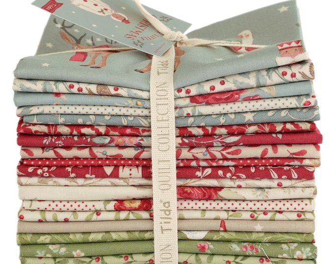 Tilda Merry Little Christmas Fat Eighth Bundle by Tone Finnanger 20 ...