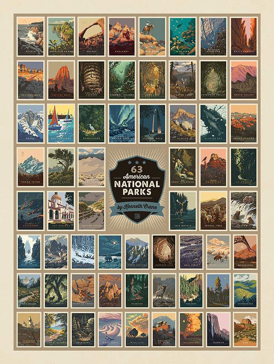 Puzzle Retro Ranger Angels Landing - Zion National Park Forever Project