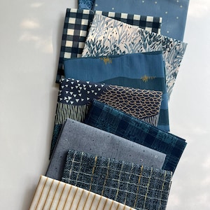 Curated Fat Quarter Bundle 10 Fat Quarters Art Gallery Fabrics Quilting Bundle Half Yard Bundle
