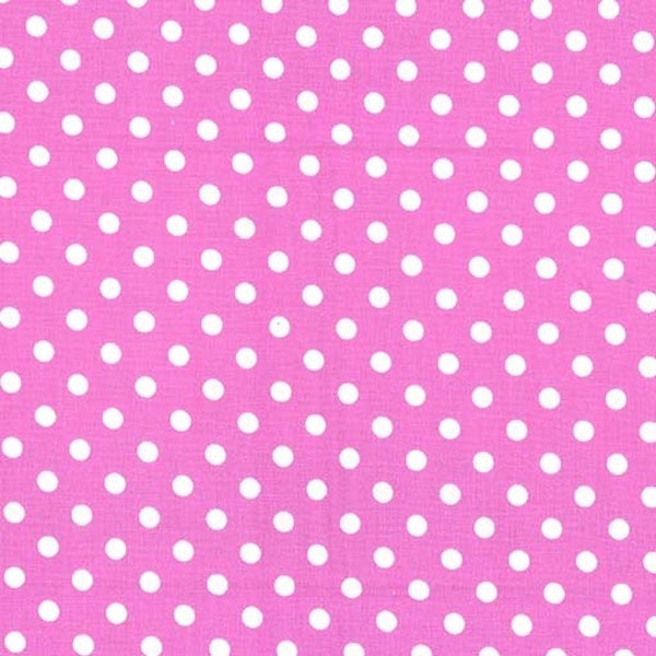 dumb dot (CX2490-SWLI-D) Michael Miller Fabrics Retro collection Quilt By Yard hot pink barbie