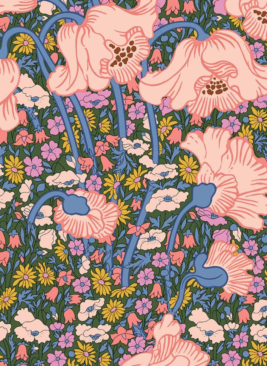 Backorder Liberty Fabrics Clementina Daisy Tana Lawn™ Cotton Fabric ...