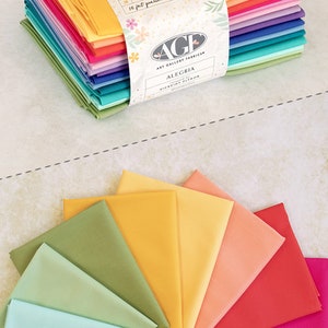 Pure Solid Fabric Bundle Fat Quarter Bundle   Art Gallery Fabric