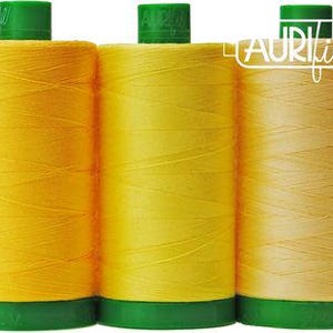Aurifil Thread AC40CP3-009 Color Builder Wild Dog Giallo 3pz