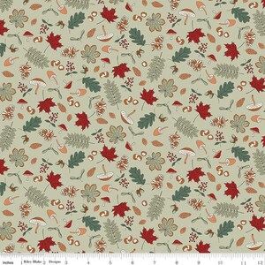 Clearance Woodland Walk Misty Morning Woodland Forage C  016668121C  Liberty Fabrics | Riley Blake Quilt Cotton Fabric