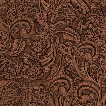Big Sky Country Fabric by Michael Miller Tooled Leather on