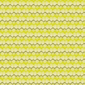 Puede incluir: Patrón sin costuras con un diseño repetitivo de líneas onduladas y texturizadas. El patrón utiliza una paleta de verde amarillo brillante, blanco roto y verde oliva apagado, creando una superficie visualmente dinámica y texturizada.